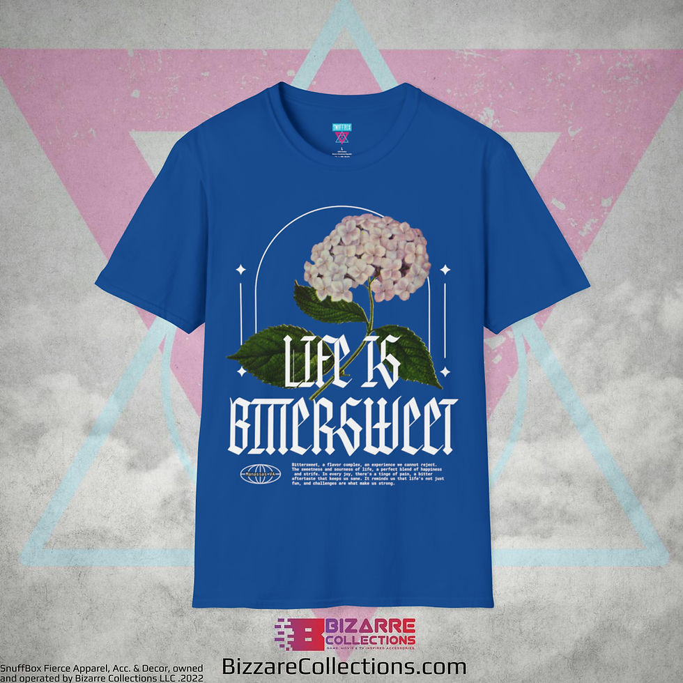 Thumbnail: 'Life is Bittersweet' by Snuffbox Unisex Softstyle T-Shirt