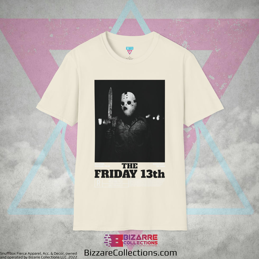 Miniatura: 'The Friday 13th' by Snuffbox Unisex Softstyle T-Shirt