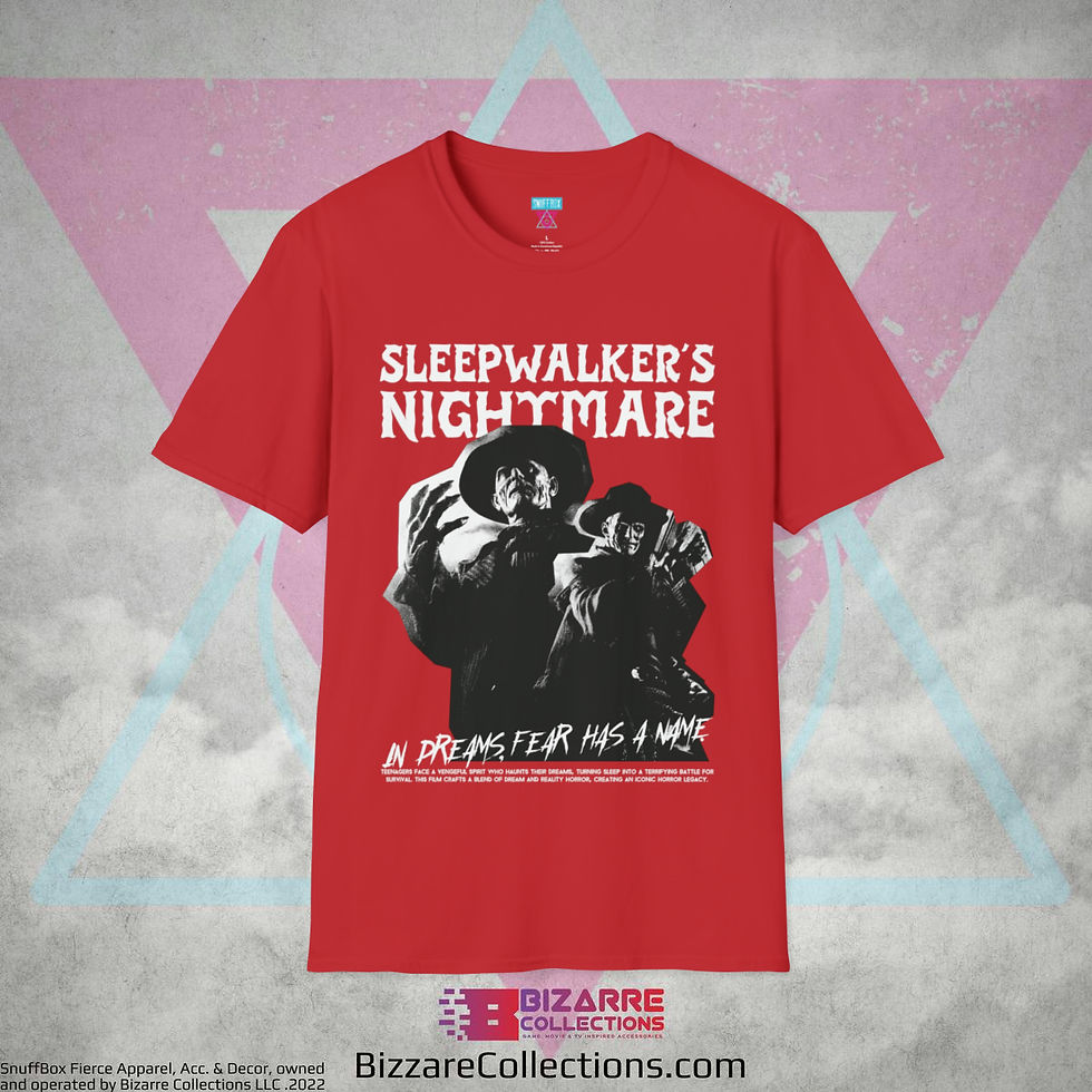 Miniatura: 'Sleepwalker's Nightmare' by Snuffbox Unisex Softstyle T-Shirt