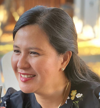 Closeup of woman smiling