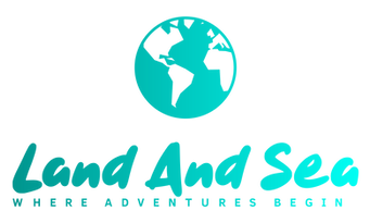 Our globe logo featuring the land and sea