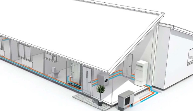 nibe oras vanduo montavimo schema