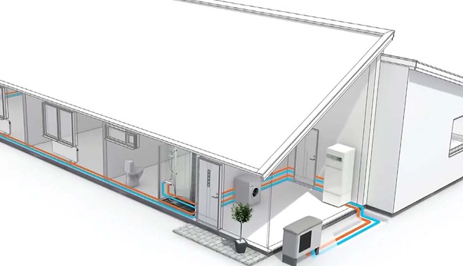 nibe oras vanduo montavimo schema
