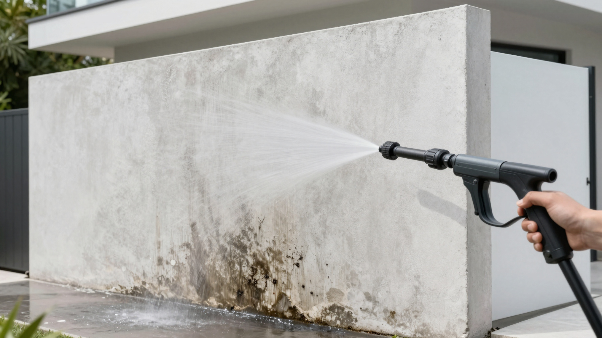House washing Gold Coast – exterior wall and eave cleaning