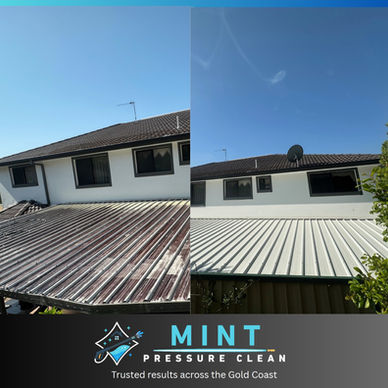 Soft-wash Colourbond Roof