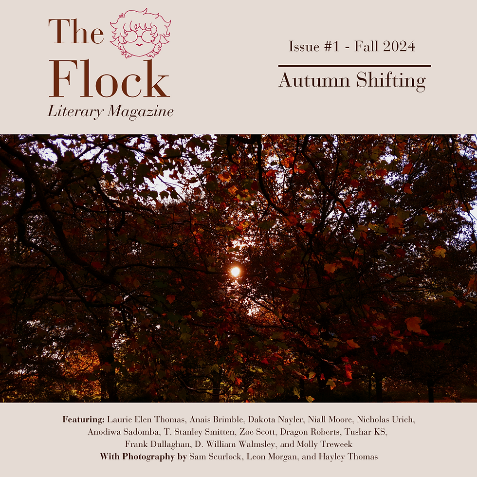Cover Photography: Autumn in Bute #4, Sam Scurlock. Cover Design: Jamie Vincent