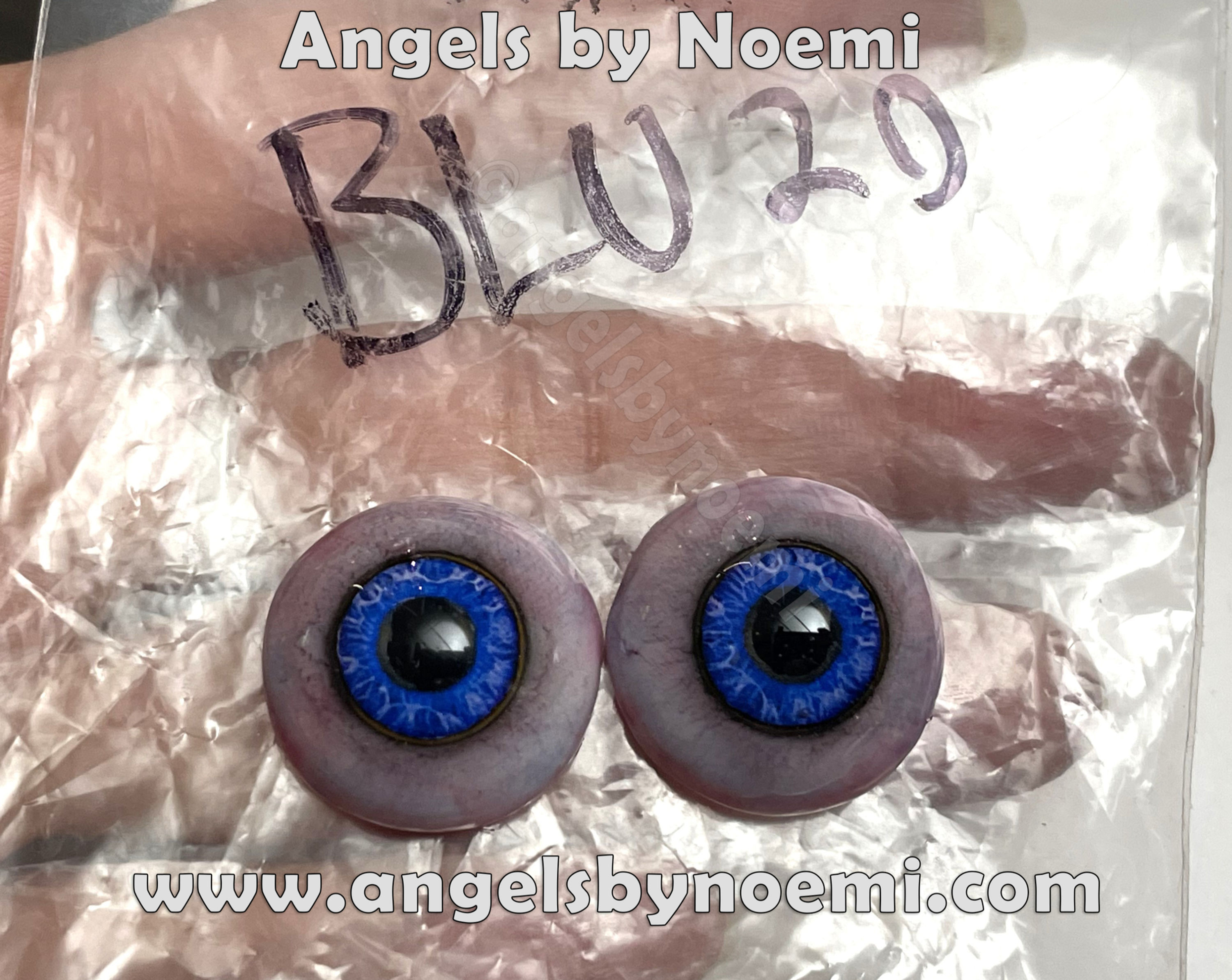 FX Lifelike -Resin Eyes FANTASY BLUE - 18MM - BLU20 - Acrylic H
