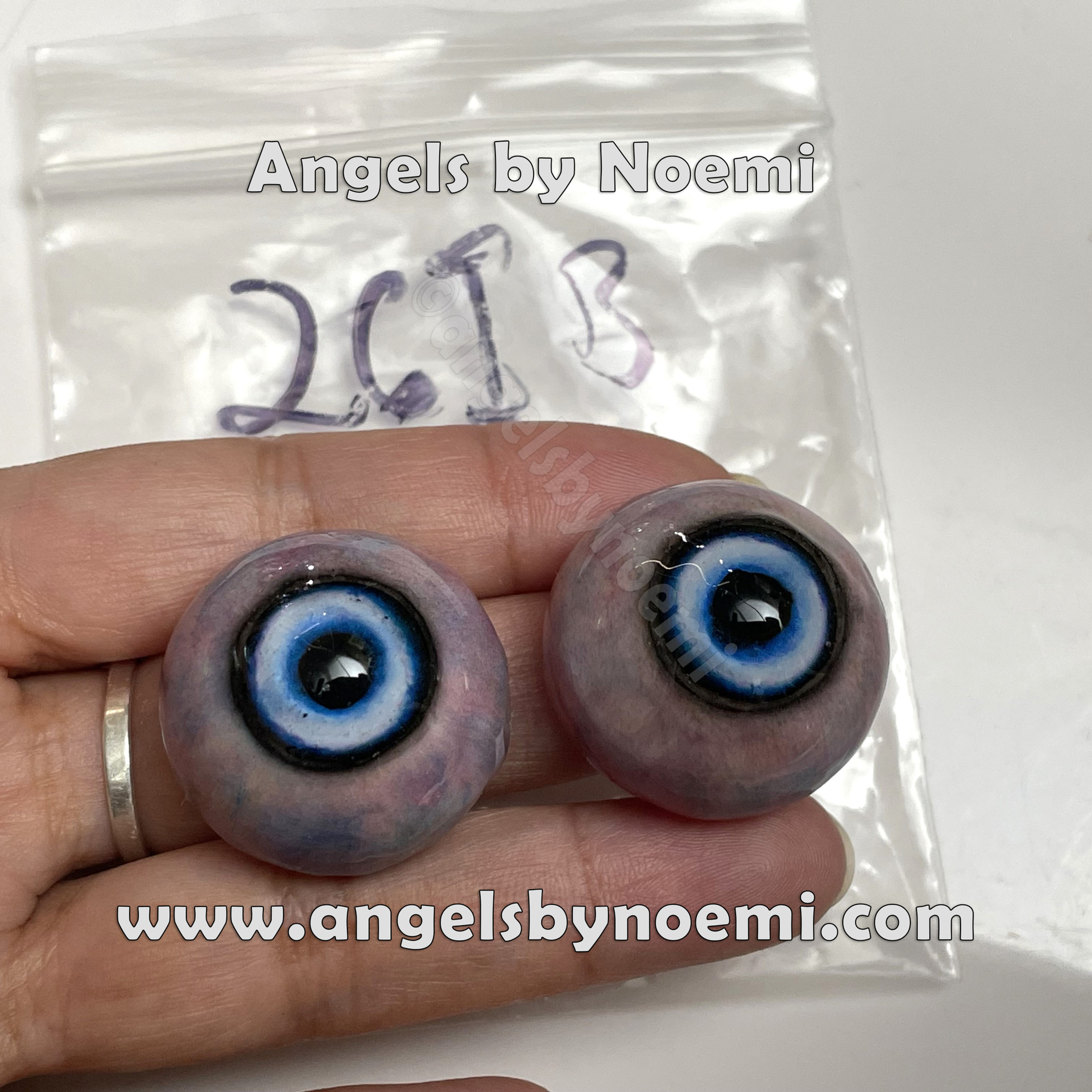 FX Lifelike -Resin Eyes ICE BLUE - 26MM - 26IB - Acrylic Handmade Eyes