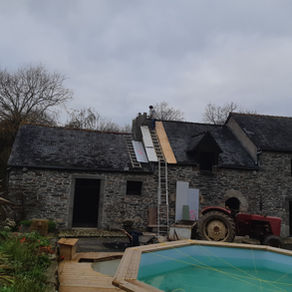 Préparation du toit