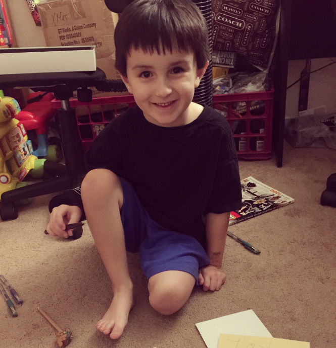 My son, my intern. #WAHM