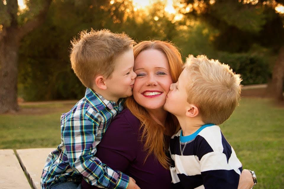 Love being a mom of boys.