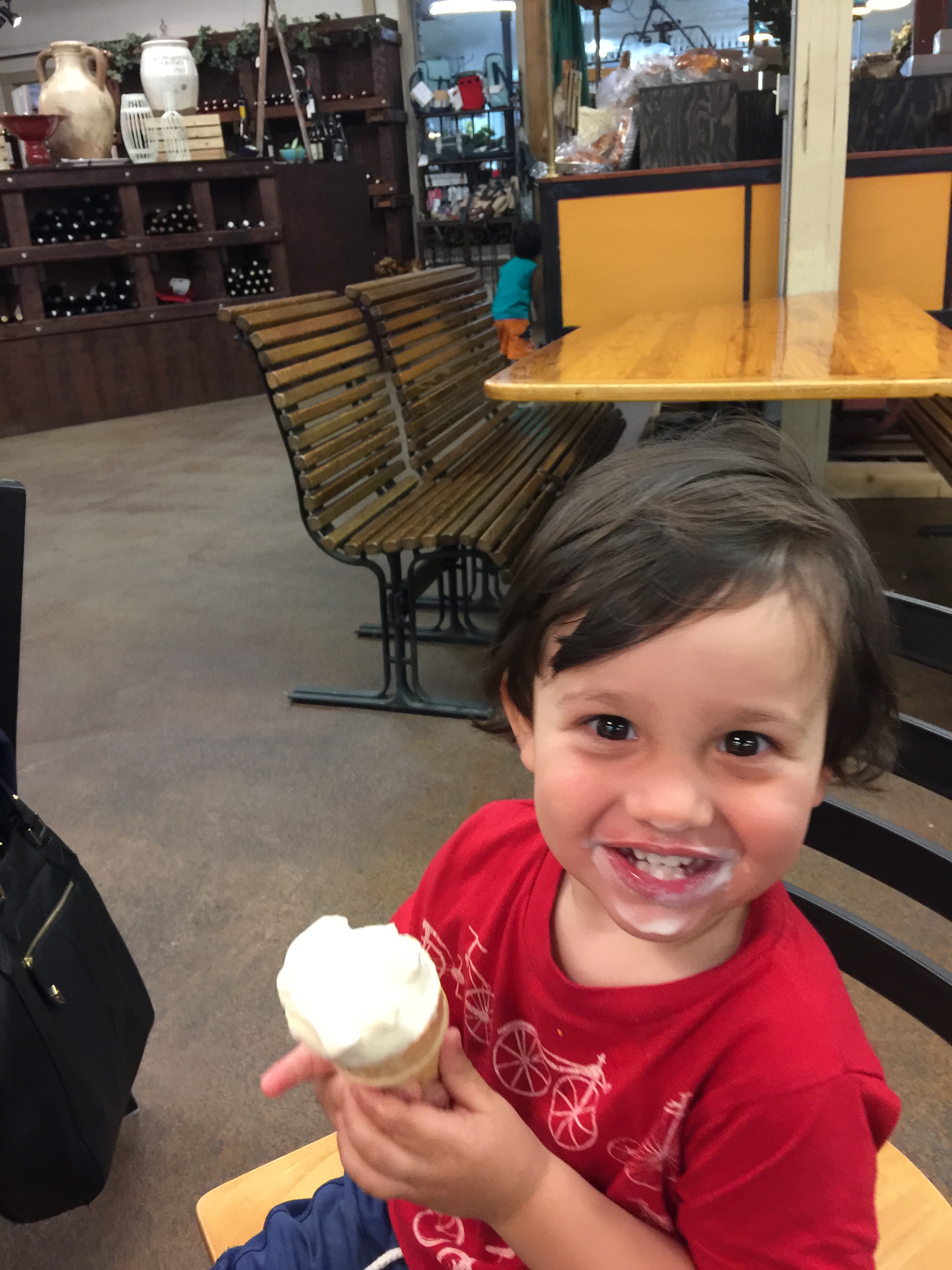 Ice cream for dinner.