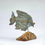 Thumbnail: Wooden Fish Round sculpture Rainbow 1170