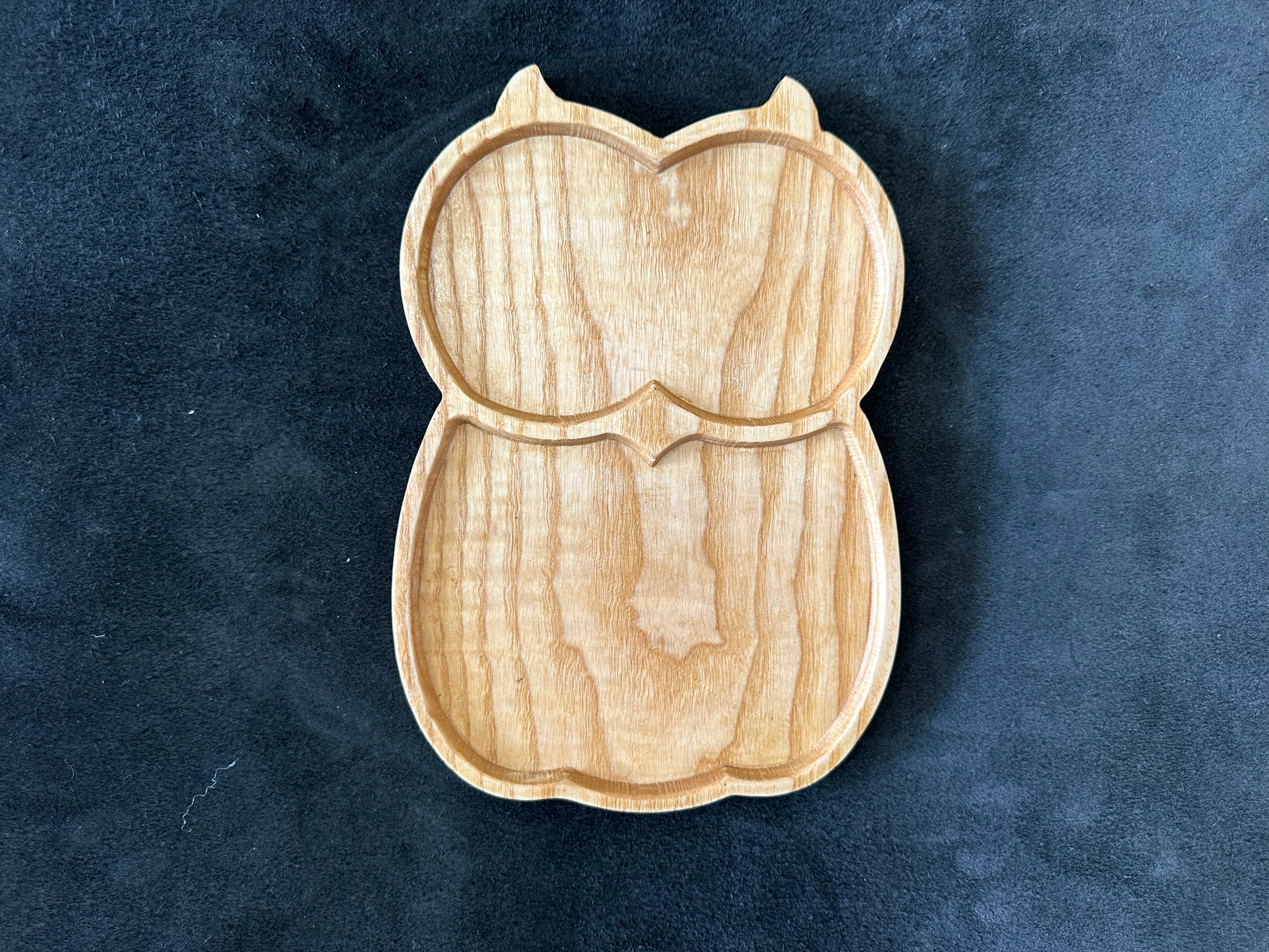Owl Serving Tray Wooden Ash 1216