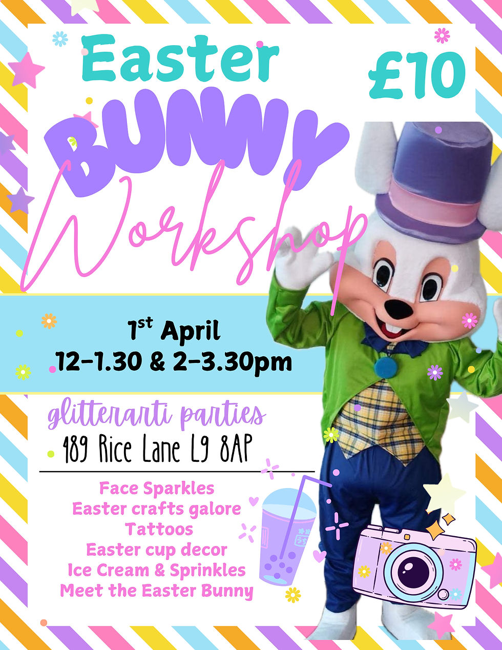Easter Bunny Workshop 12-1.30pm