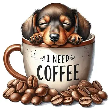 Koffie pup