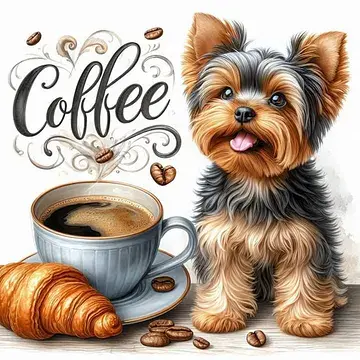 Koffie hond