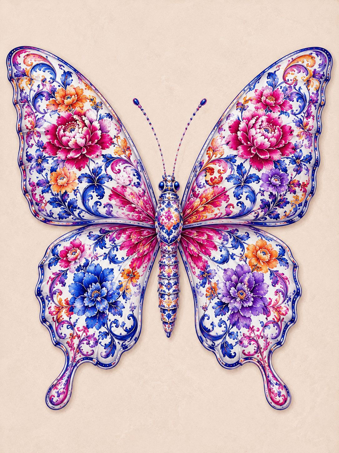 Porcelain wings