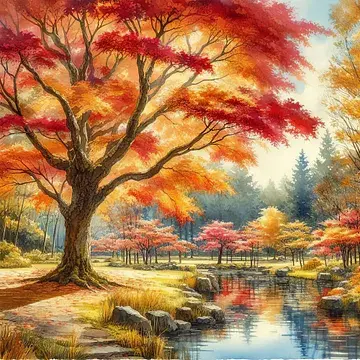 Herfst landschap
