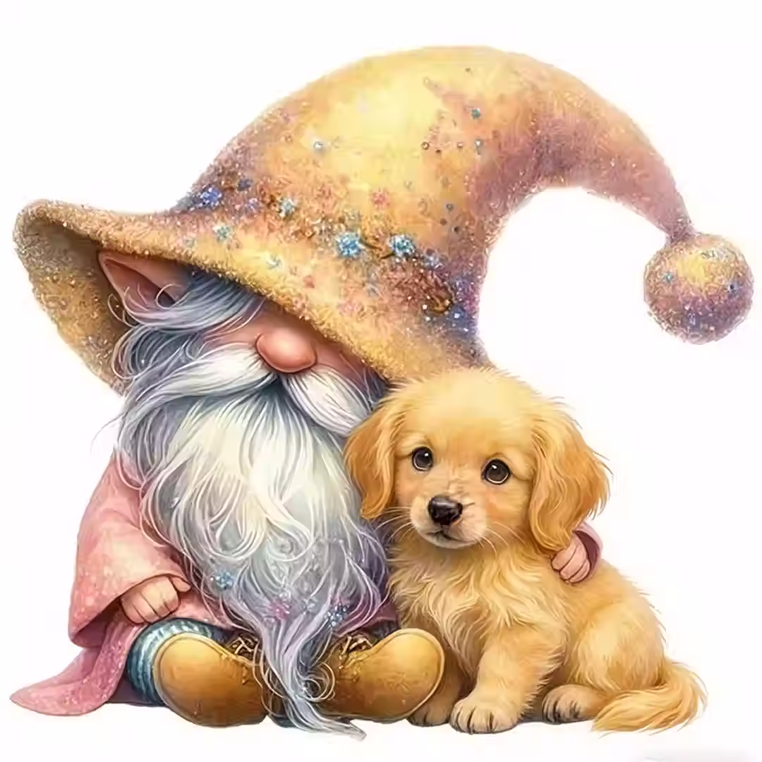 Kabouter & puppy