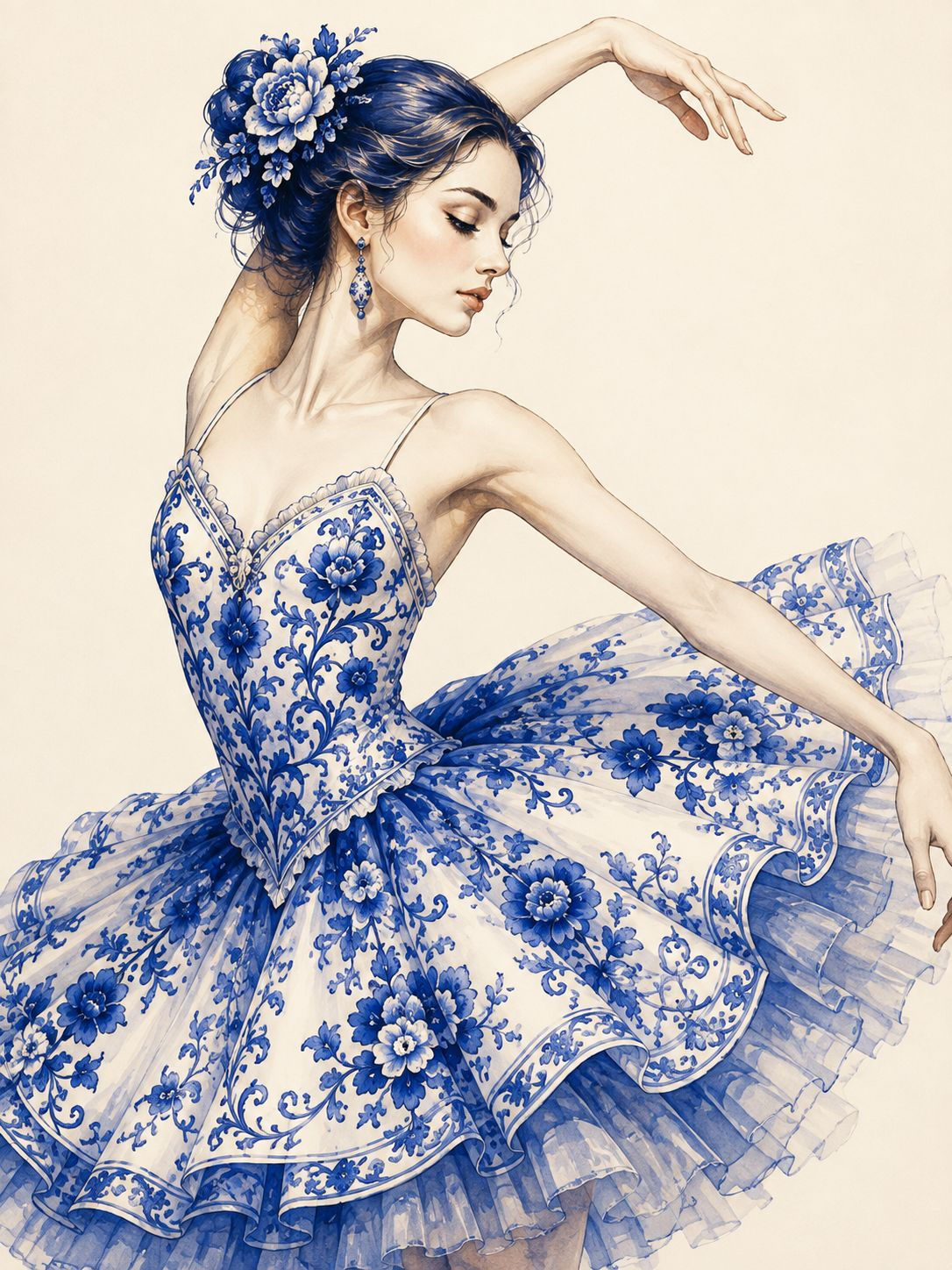 Porcelain ballerina