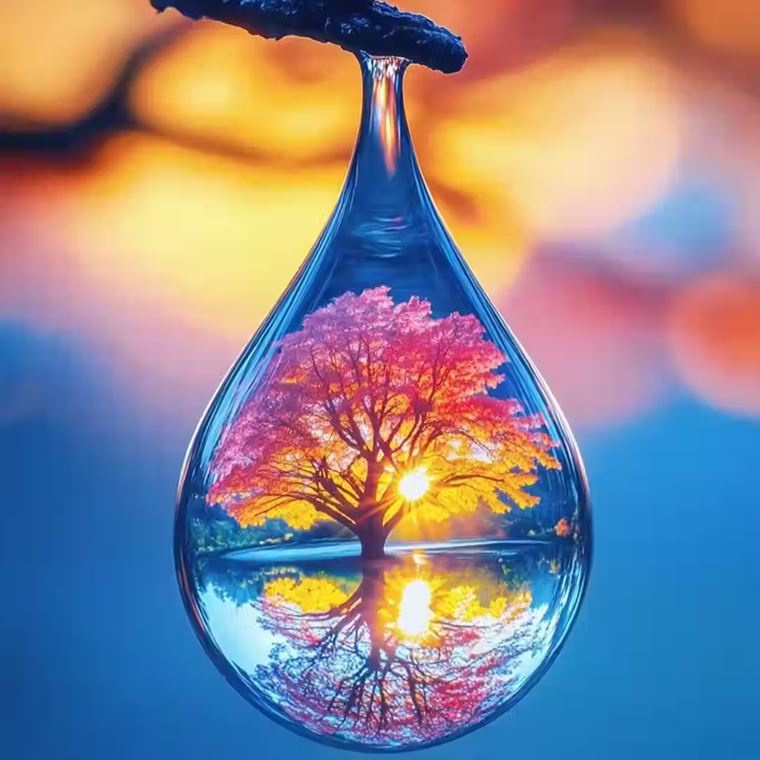 Waterdruppel boom