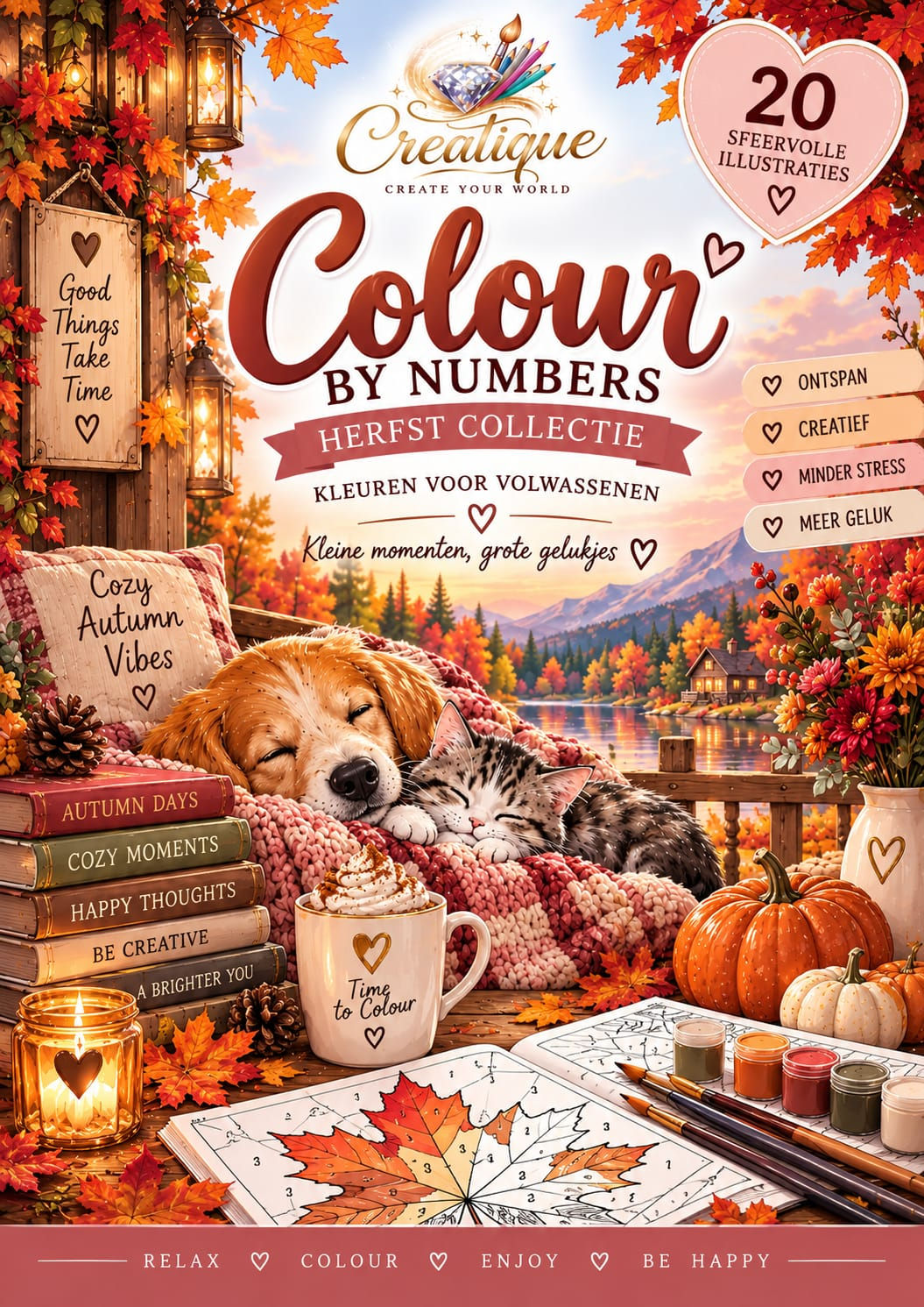 Kleuren op nummer herfst editie