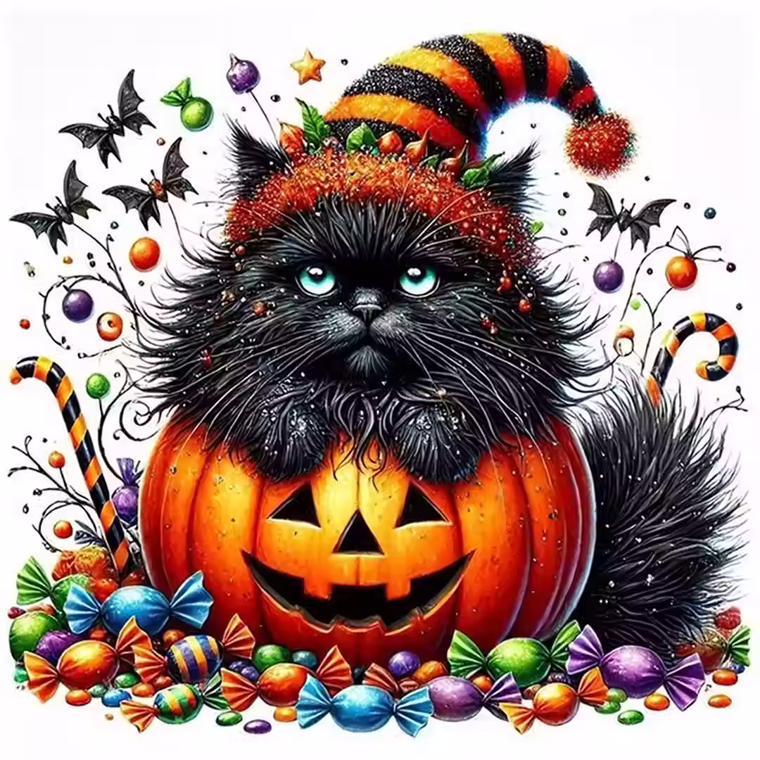 Halloween kat