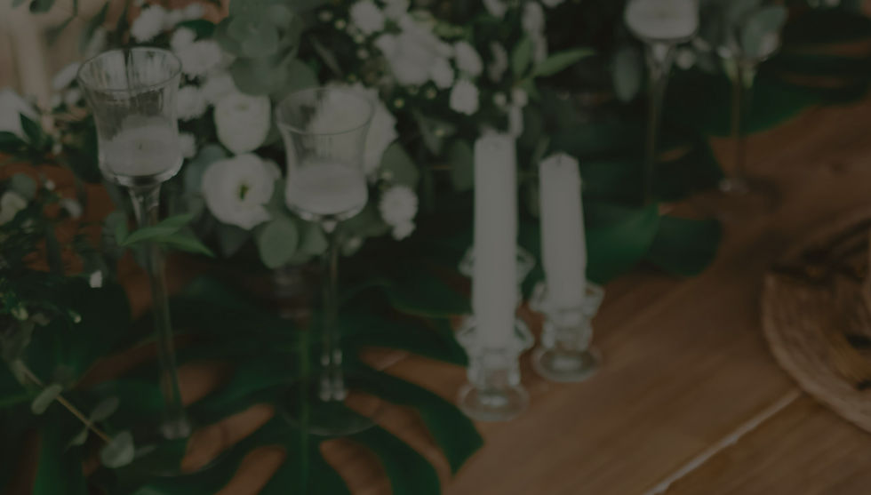 Rustic wedding setup in Denham Springs venue