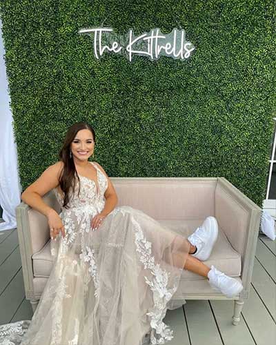 Greenery rental backdrop