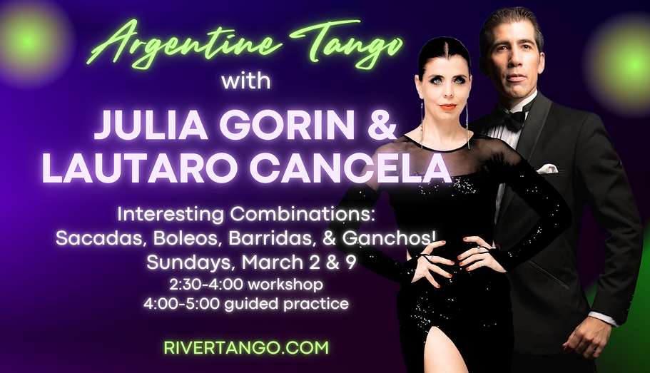 Sacadas, Boleos, Barridas & Ganchos Workshops