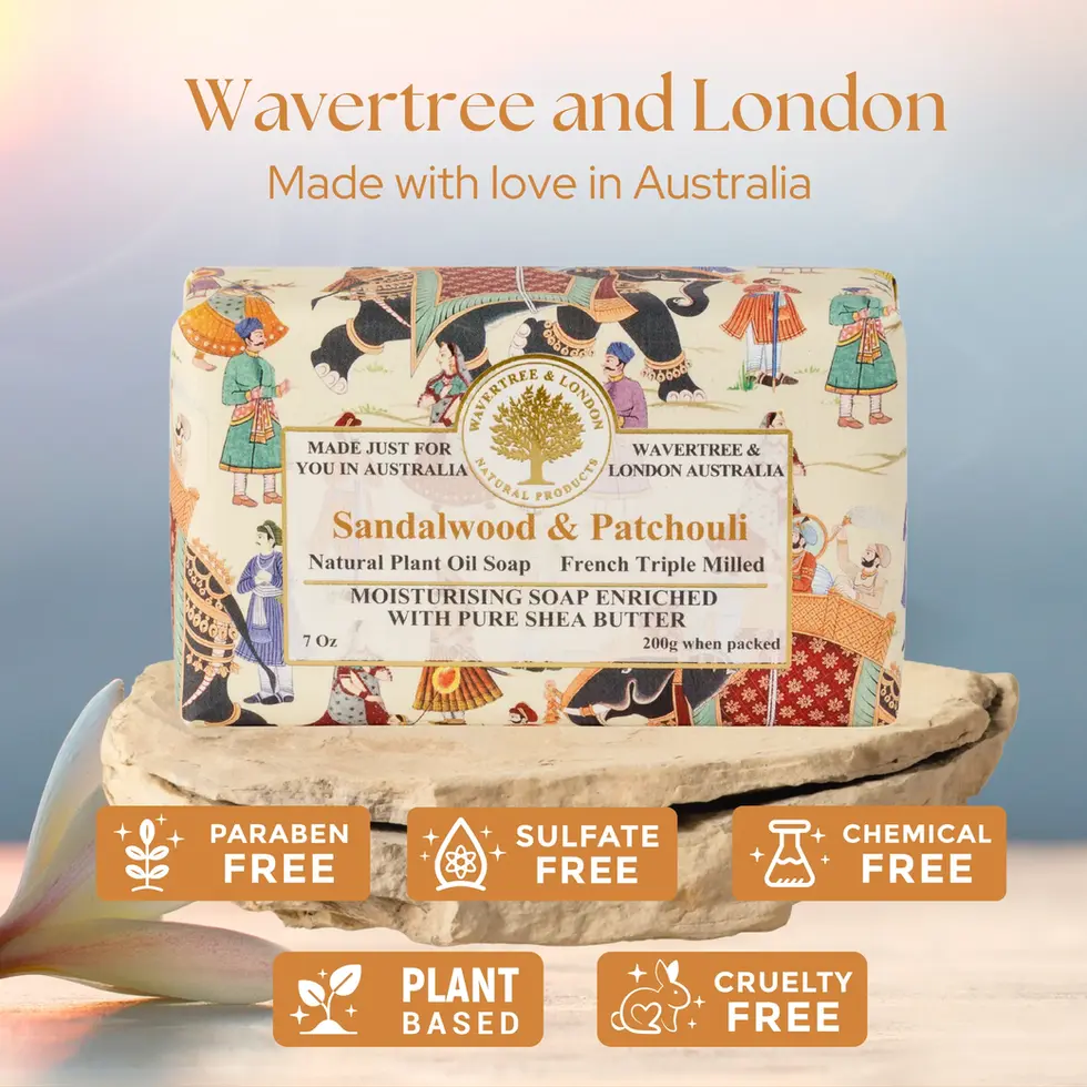 Wavertree & London Sandalwood & Patchouli 200g Soap