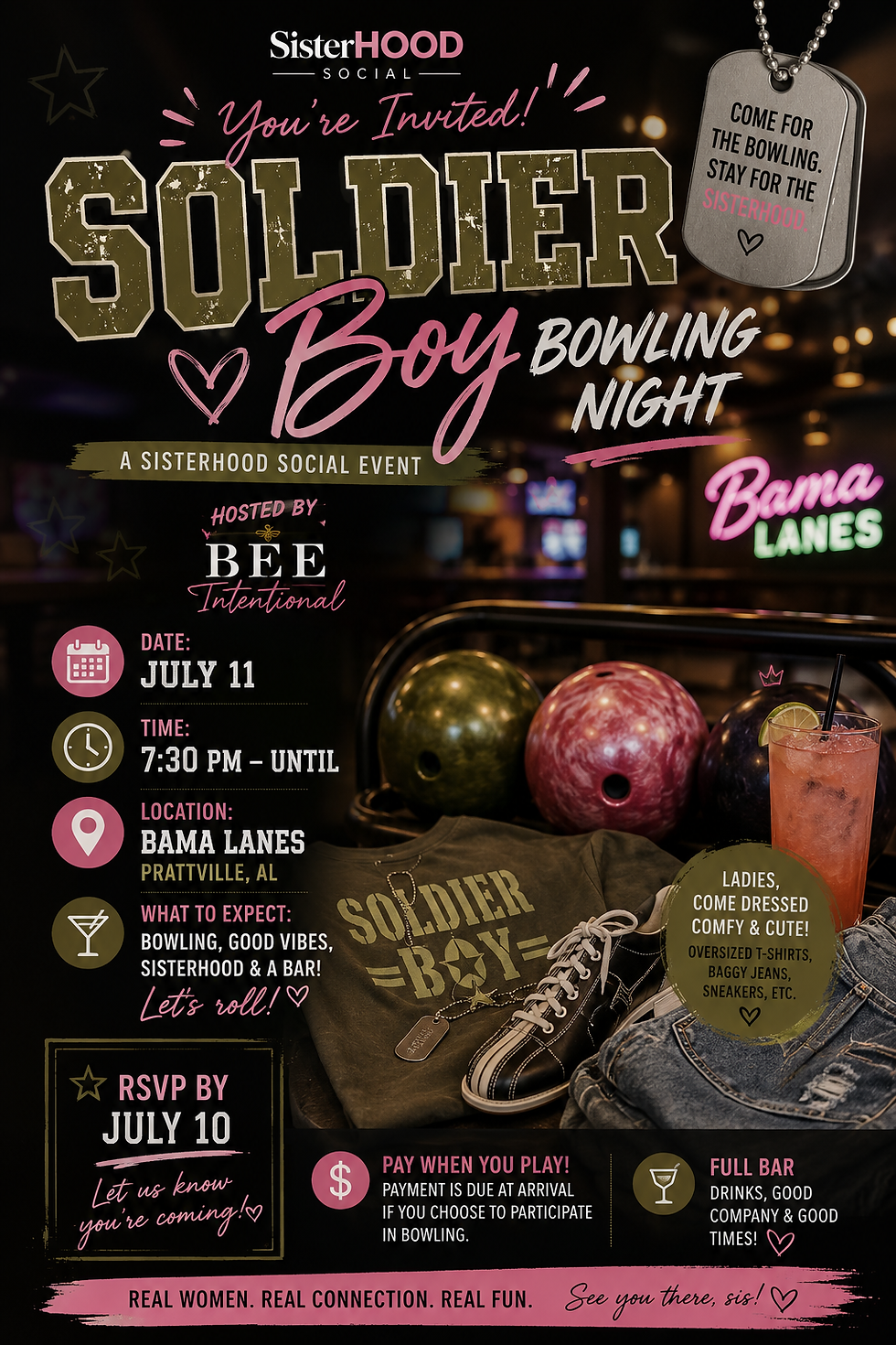 Soldier Boy Bowling Nightout