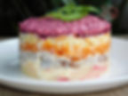 Layered Beet Salad w/ Herring (Шуба)