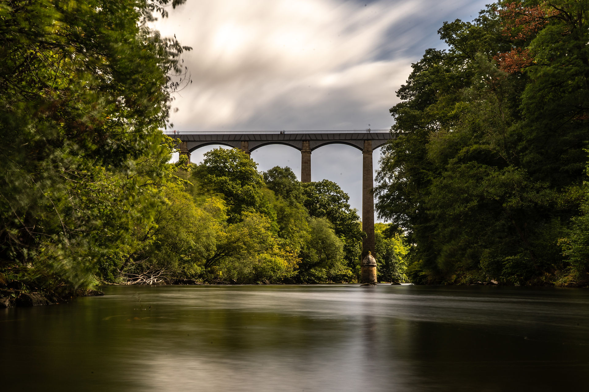 Pontcysyllte Aqueduct from a bridge