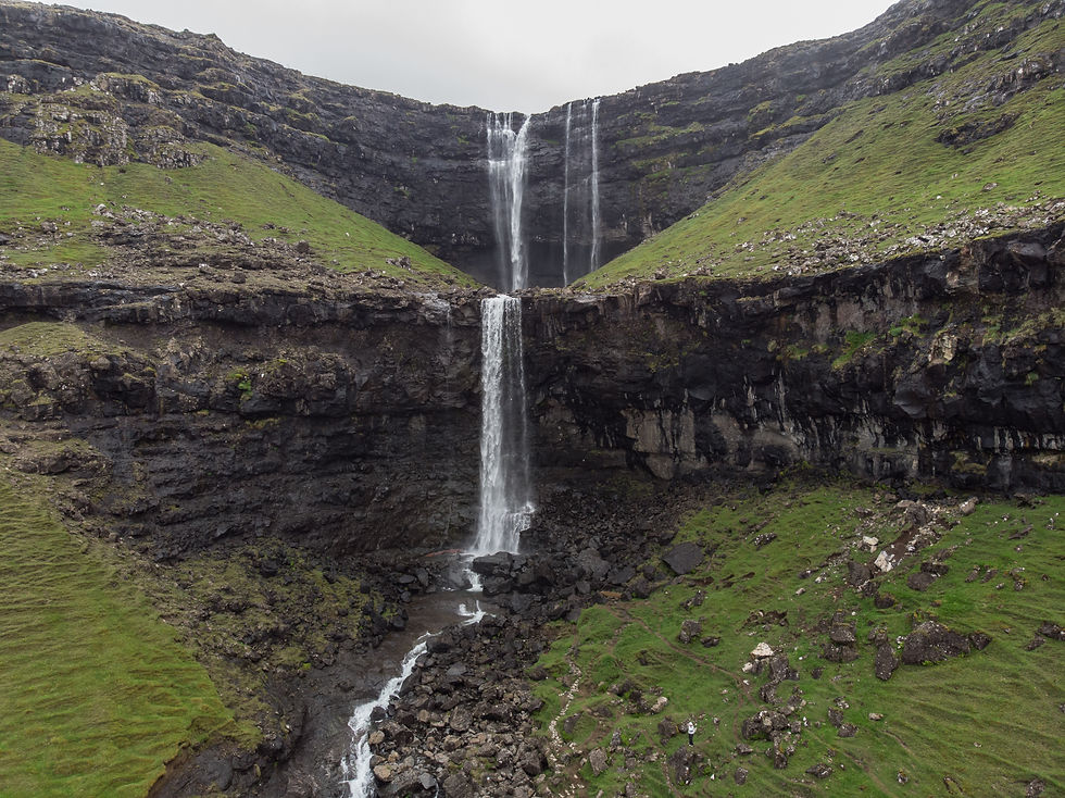 Fossa Waterfall on Faroes
