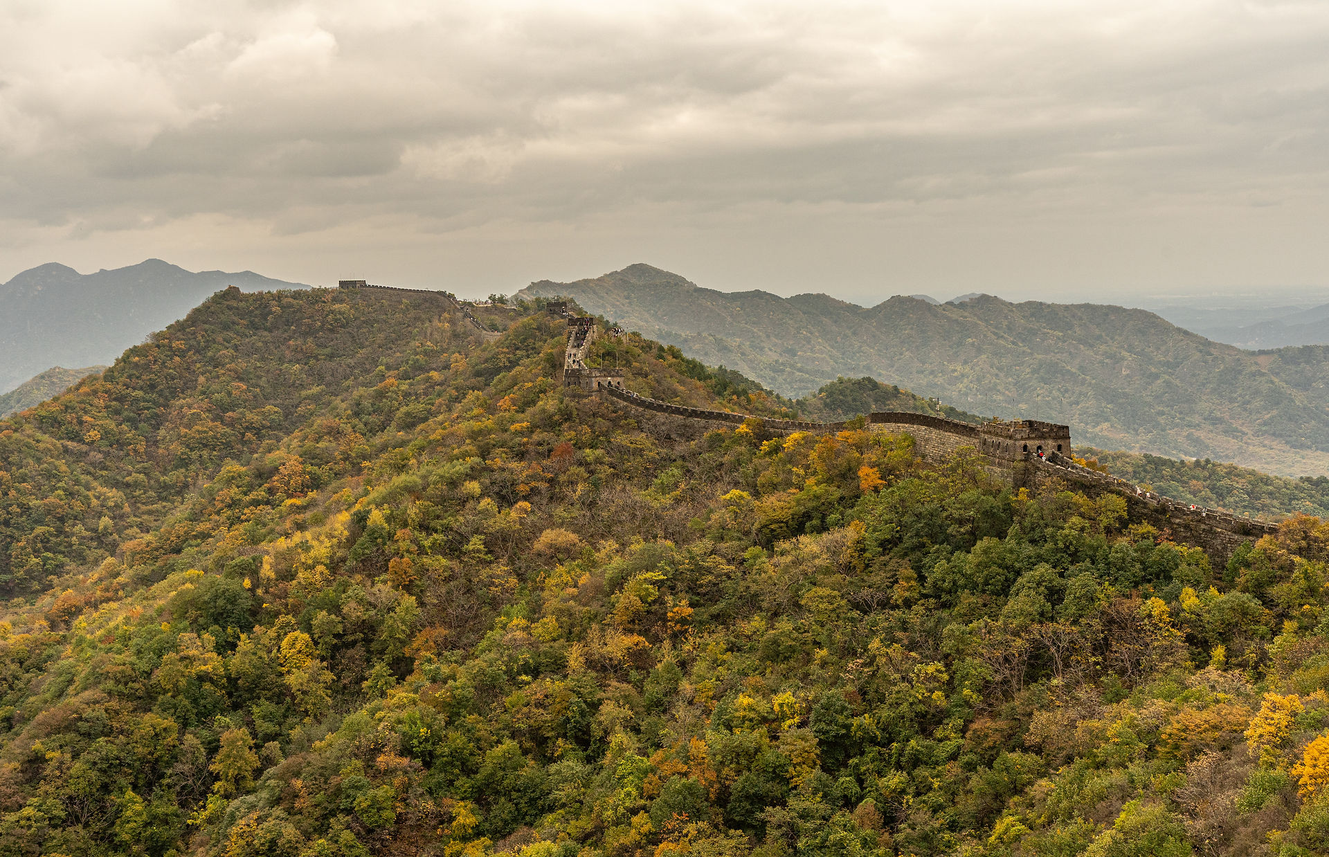 Autumn Forest at the Great Wall