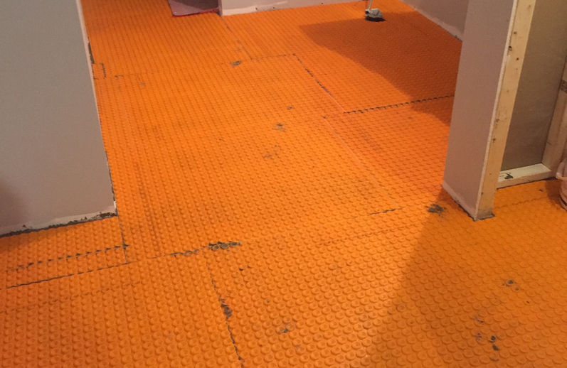 Homme à tout faire à Québec - Installation Plancher chauffant céramique
