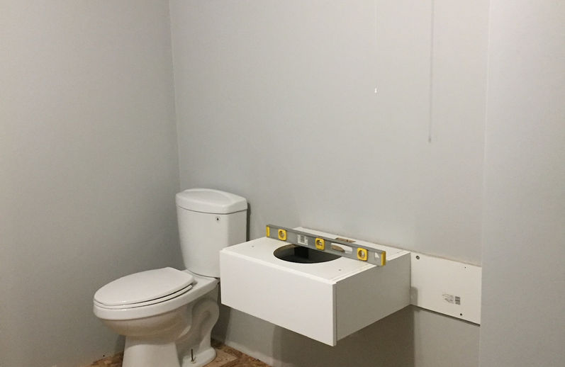 Homme à tout faire à Québec - Salle de bain - construction en cours