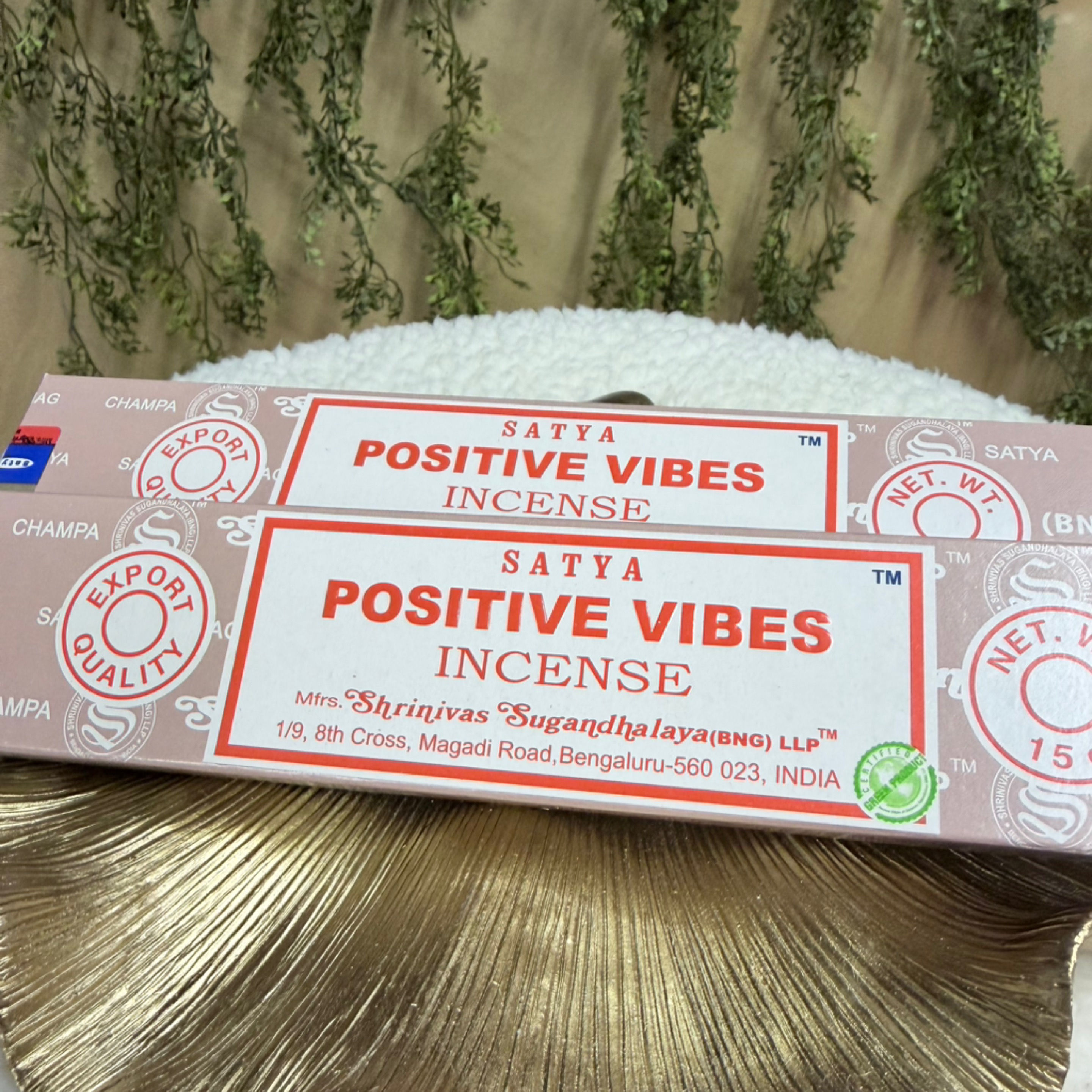 Benjamin International Positive Vibes Incense, 15 Gram