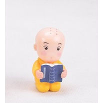 Thumbnail: 可爱小和尚盆栽摆件 Cute Little Monk plant decoration