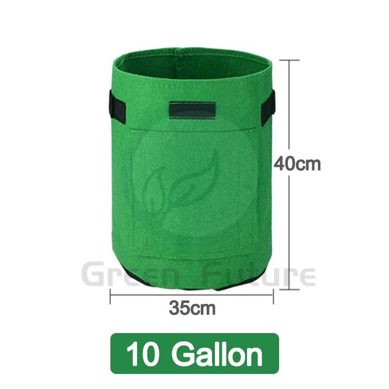 Thumbnail: 土豆种植袋 Bag Tanam Non-Woven Potato Plant Grow Bag Gardening Bags Compost Bin