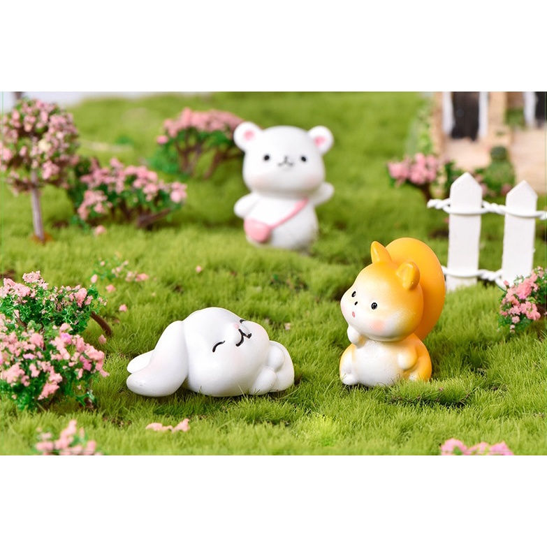 Thumbnail: 可爱动物与恐龙盆栽摆件 Cute Animal and Dino plant decoration