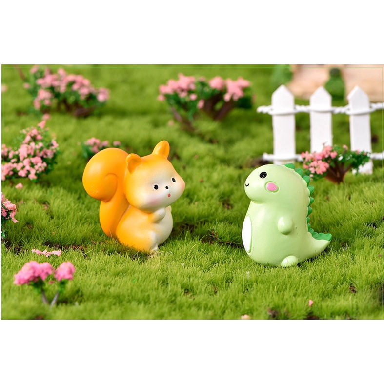 Thumbnail: 可爱动物与恐龙盆栽摆件 Cute Animal and Dino plant decoration