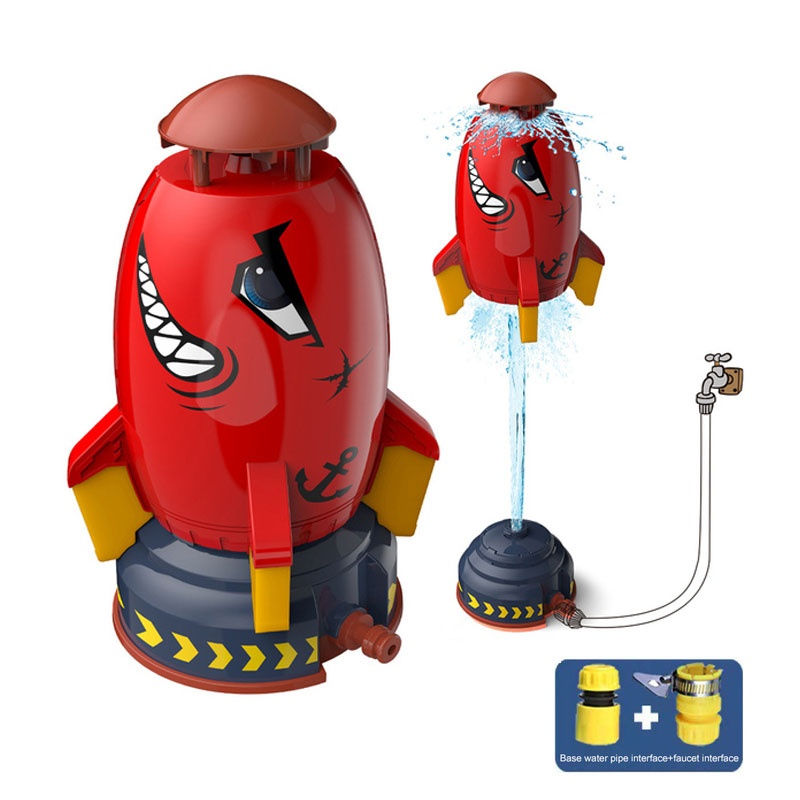 Thumbnail: 飞天喷水火箭 Rocket Launcher Outdoor Water Pressure Lift Sprinkler