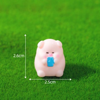 Thumbnail: 可爱小猪盆栽摆件 Cute Pig potted plant decoration