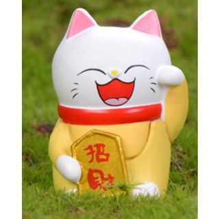 Thumbnail: 可爱招财猫摆件盆栽摆件 Cute Fortune Cat Potted Plant Decoration Miniature Mini Deco