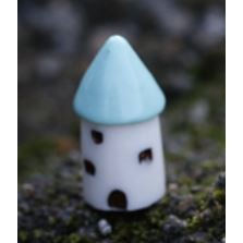 Thumbnail: 风车房子教堂城堡盆栽摆件 Pinwheel house church castle potted plant decoration