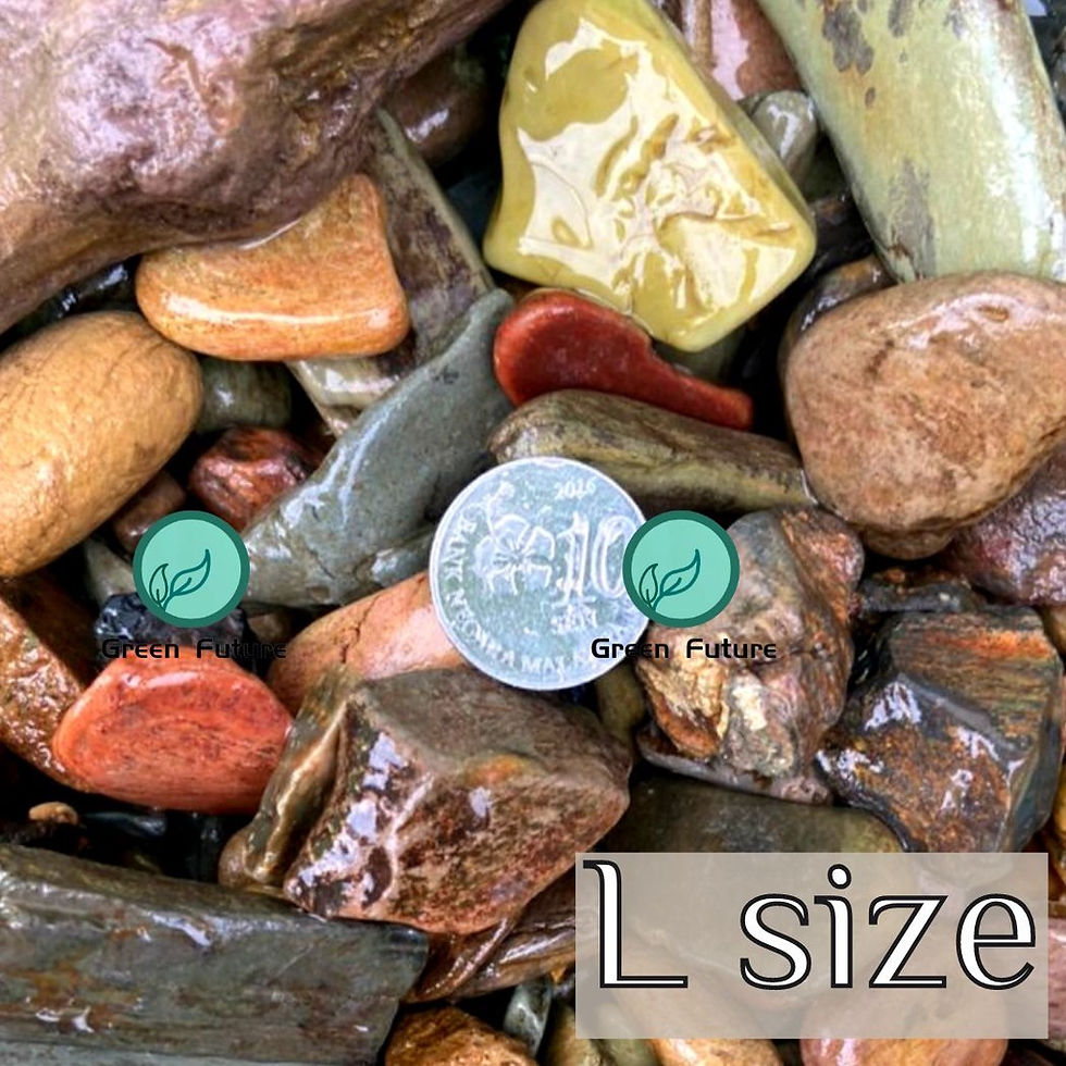 Thumbnail: Aquarium stone amazon stone aquascape  big chicken sand 大鸡沙 鱼缸沙 造景沙 溪流石