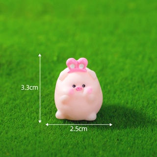 Thumbnail: 可爱小猪盆栽摆件 Cute Pig potted plant decoration